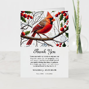thank you cards after funeral - Cardinal Funeral