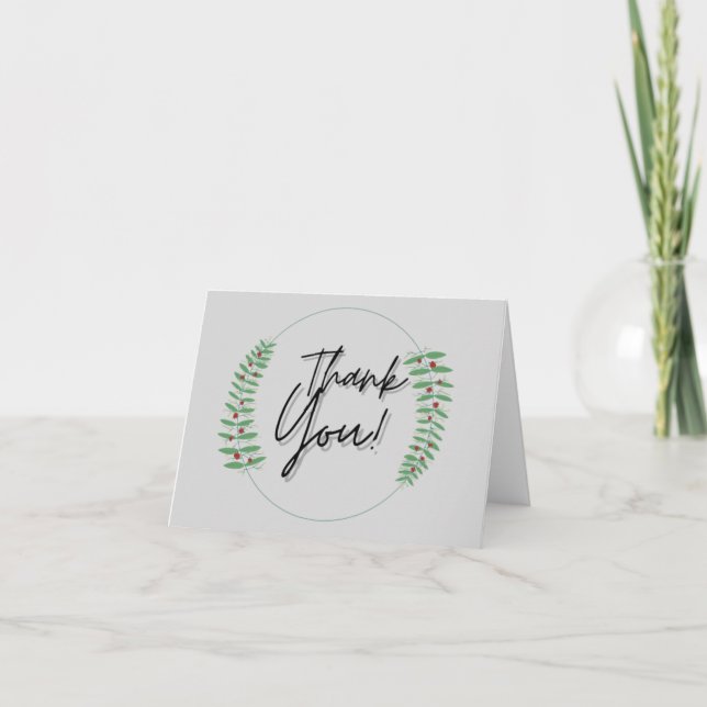 Thank You Cards, Blank Inside Card (Front)