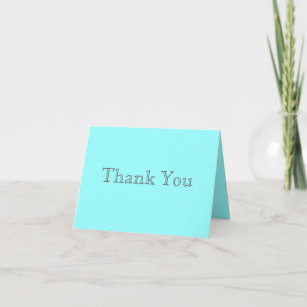 Thank You cards blue