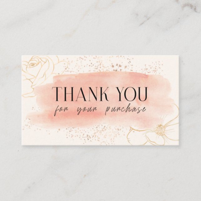 Thank You Cards Business (Front)