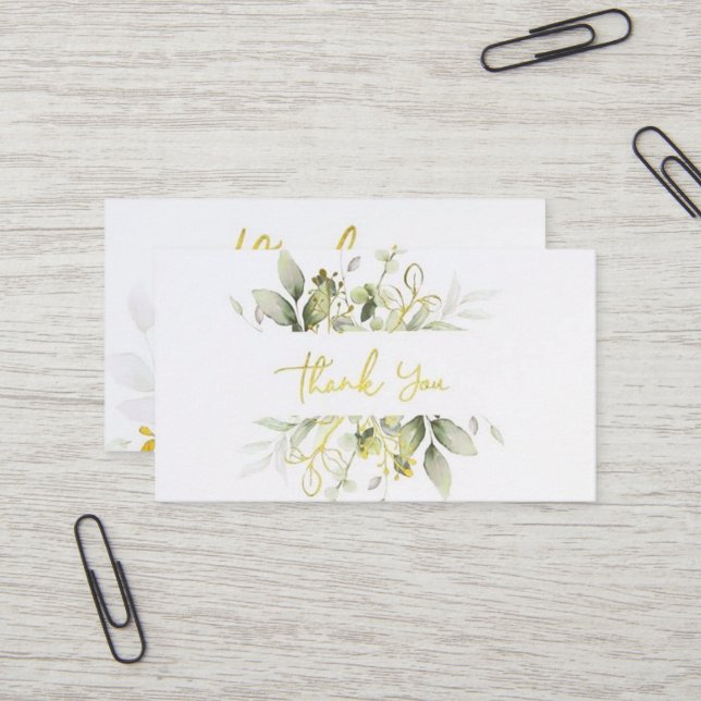 Thank You Cards Professional Looking Graduation (Front/Back In Situ)
