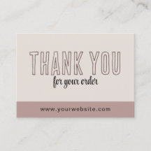 Thank You Cards Qr Code Logo Minimalist Business