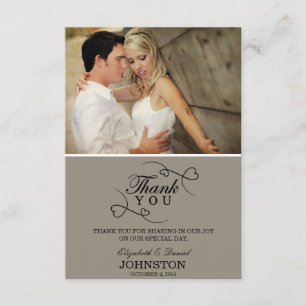 Thank You Cards Wedding