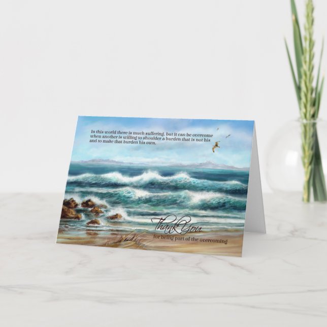 Thank You Caregiver on Doctors' Day or Nurses Day Card (Front)