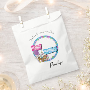 Thank You Cartoon Birthday Squirrel Favour Bags