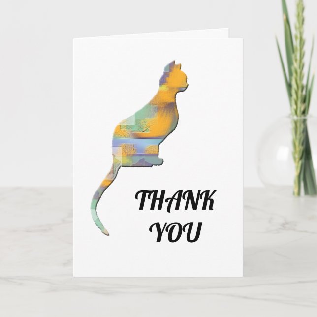 Thank You Cat Pet Sitter Animal Caregiver Thanks (Front)