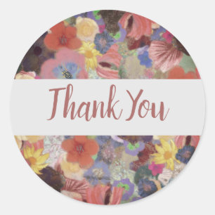 thank you cat sitter classic round sticker