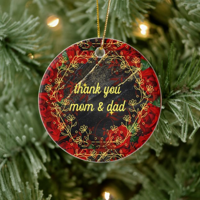 thank you  ceramic tree decoration (Tree)