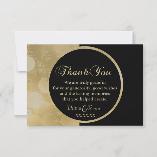 Thank you Champagne Cards (Front)