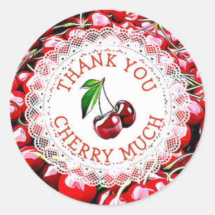 Thank you Cherry Much Cherries Stickers