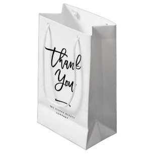 Thank You   Chic Custom Retail Shopping Bag