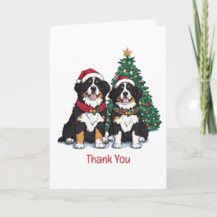 Thank You Christmas Bernese Mountain Dogs