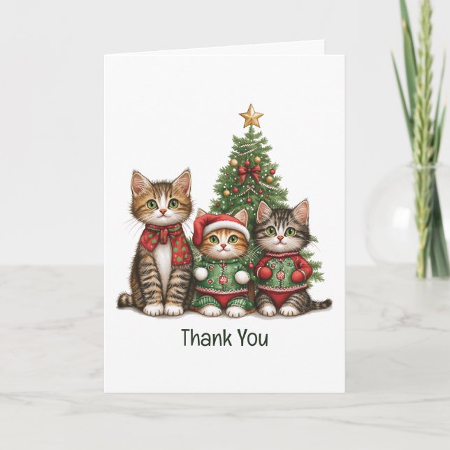 Thank You Christmas Cats (Front)