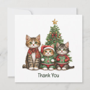 Thank You Christmas Cats