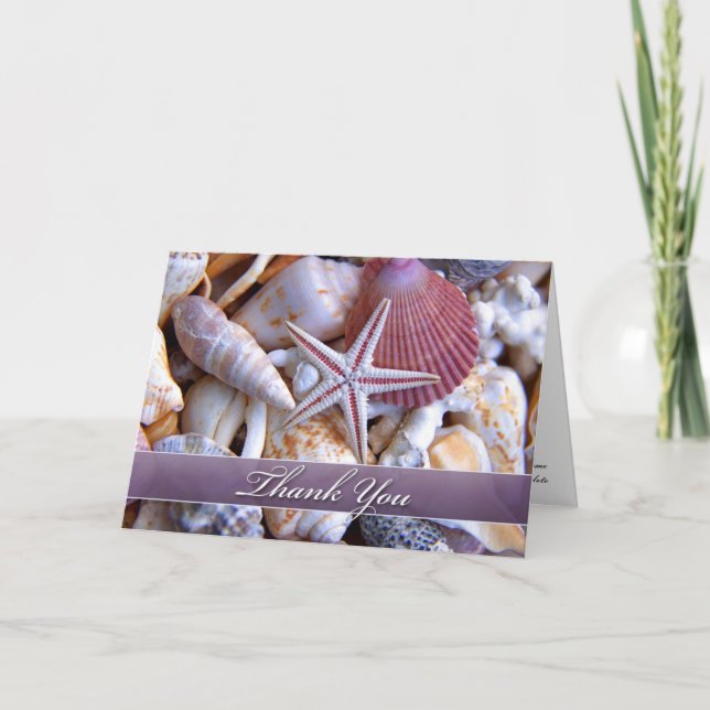 Thank You Clam Shells Card (Front)