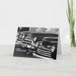 Thank You Classic Cars greeting card