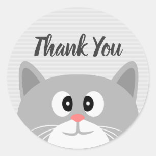 Thank You Classic Round Sticker