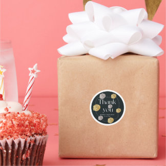 Thank You  Classic Round Sticker