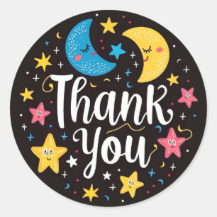 Thank You Classic Round Sticker