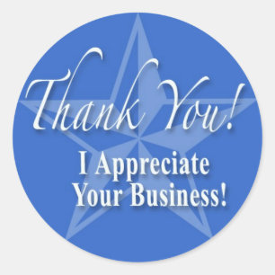 Thank You! Classic Round Sticker