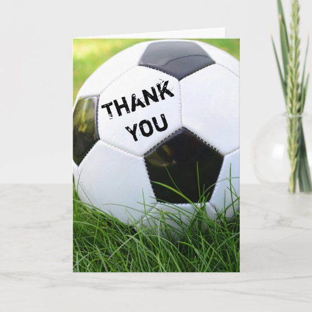 Thank You Classic Soccer Ball (Front)