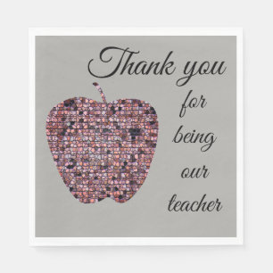 Thank You Classroom Appreciation School Year-end Napkin