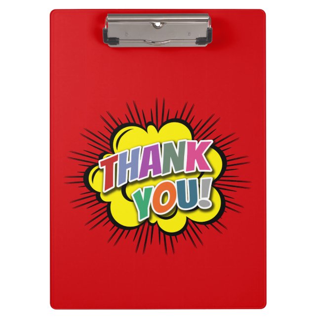 Thank You Clipboard (Front)