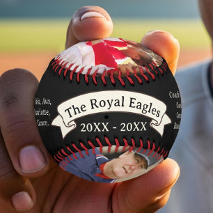 Thank You Coach Appreciation Photo & Team Roster Baseball