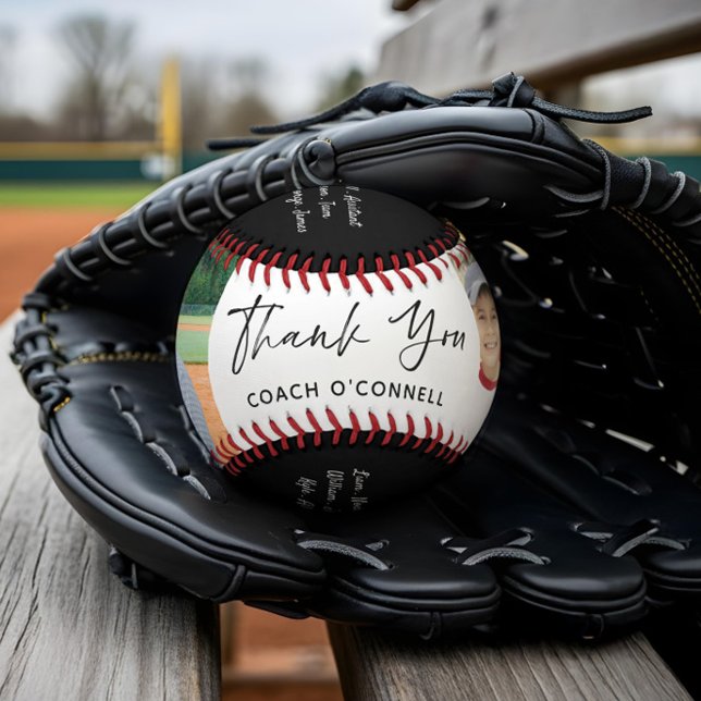 Thank You Coach Appreciation Photos & Team Roster Baseball (Thank You Coach Appreciation Photos & Team Roster Baseball)