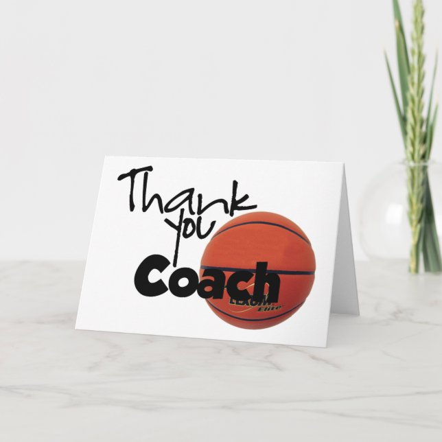 Thank You Coach, Basketball (Front)
