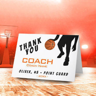 Thank you Coach Basketball Player Card