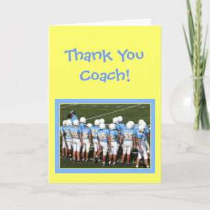 Thank you coach football players