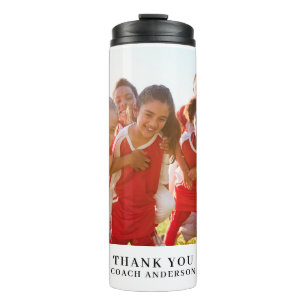 Thank You Coach Photo Name  Thermal Tumbler