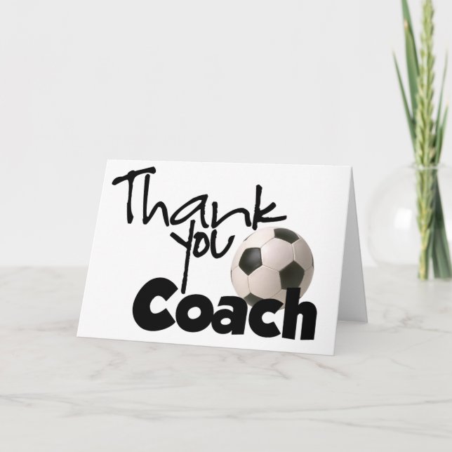 Thank You Coach, Soccer (Front)