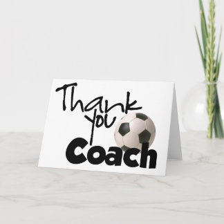Thank You Coach, Soccer Card