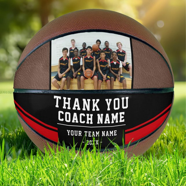 Thank you Coach Team Name and Photo Basketball (Creator Uploaded)