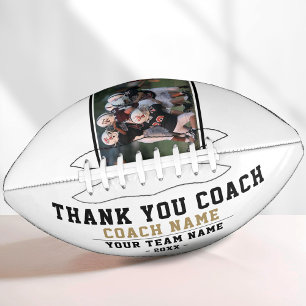 Thank you Coach Team Name and Team Photo American Football