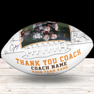 Thank you Coach Team Name and Team Photo Football American Football