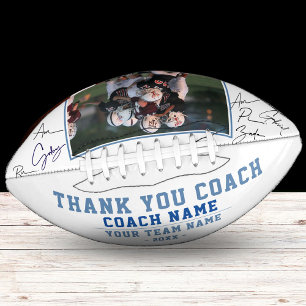 Thank you Coach Team Name and Team Photo Football American Football
