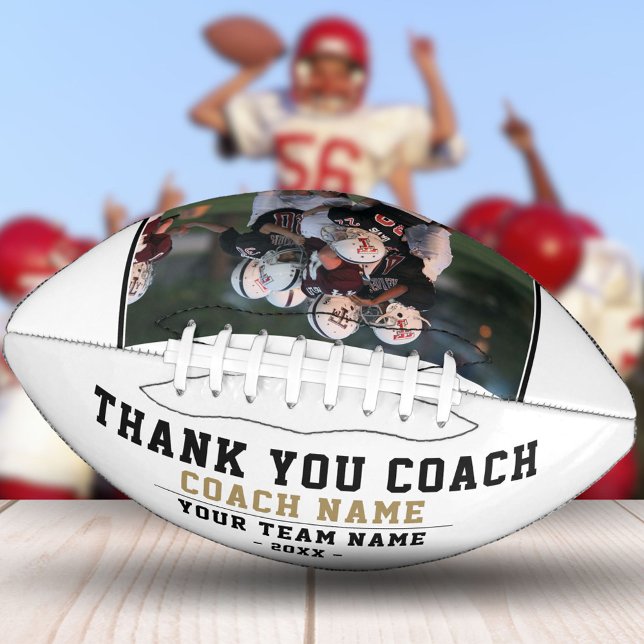 Thank you Coach Team Name and Team Photo Football American Football (Creator Uploaded)