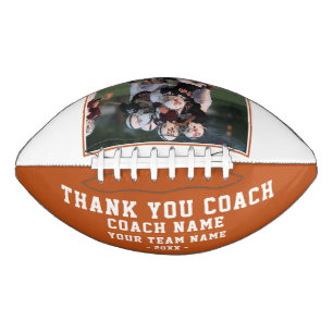 Thank you Coach Team Name and Team Photo Football American Football