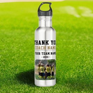 Thank you Coach Team Name Photo 710 Ml Water Bottle