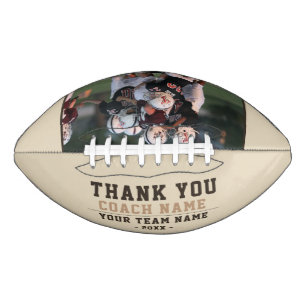 Thank you Coach Team Name Photo American Football