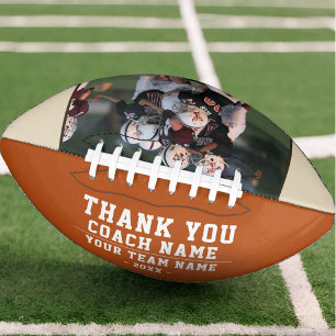 Thank you Coach Team Name Photo American Football