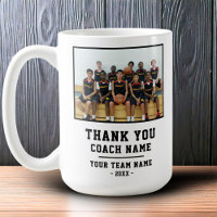 Thank you Coach Team Name Photo