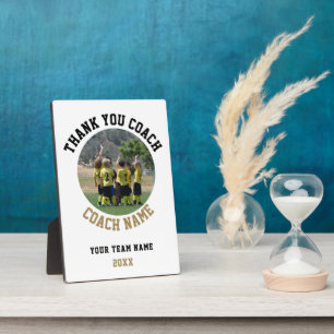 Thank you Coach Team Name Photo Plaque