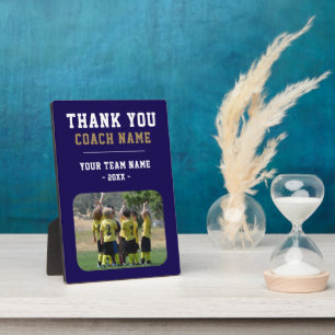 Thank you Coach Team Name Photo Plaque