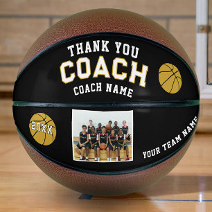 Thank you Coach Team Photo Basketball