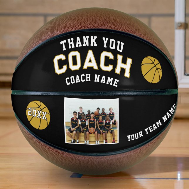 Thank you Coach Team Photo Basketball (Creator Uploaded)