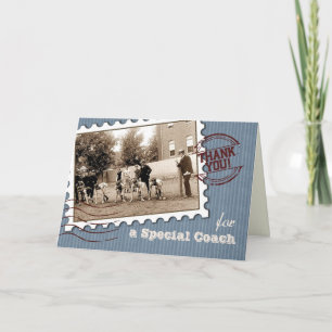 Thank You Coach. Vintage Sports Custom Card